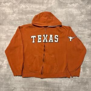 Vintage Y2K Texas LongHorns Zip Up Hoodie